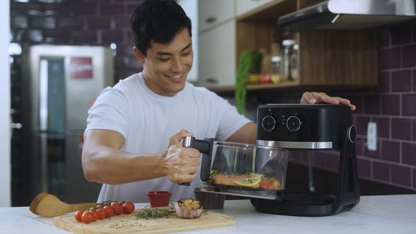 Versatilidade na Cozinha: A Air Fryer 2 em 1 que também é Panela Elétrica!