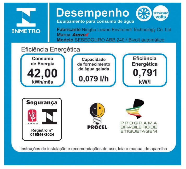 Bebedouro Refrigerado ABB 240