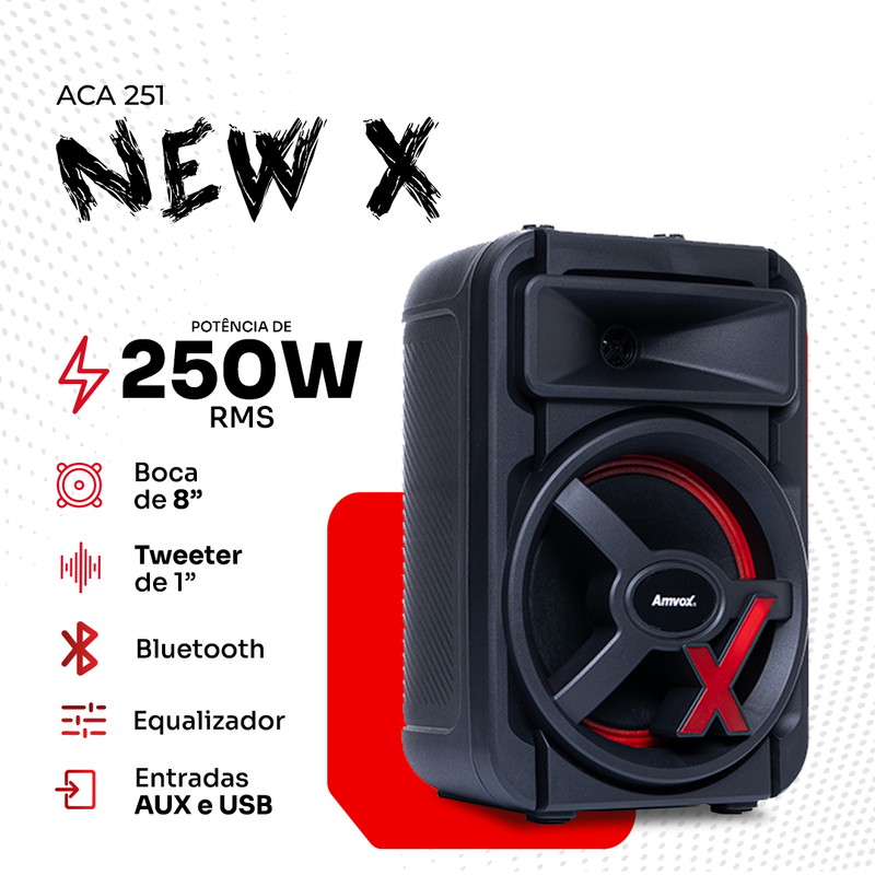 Caixa Amplificada ACA 251 NewX