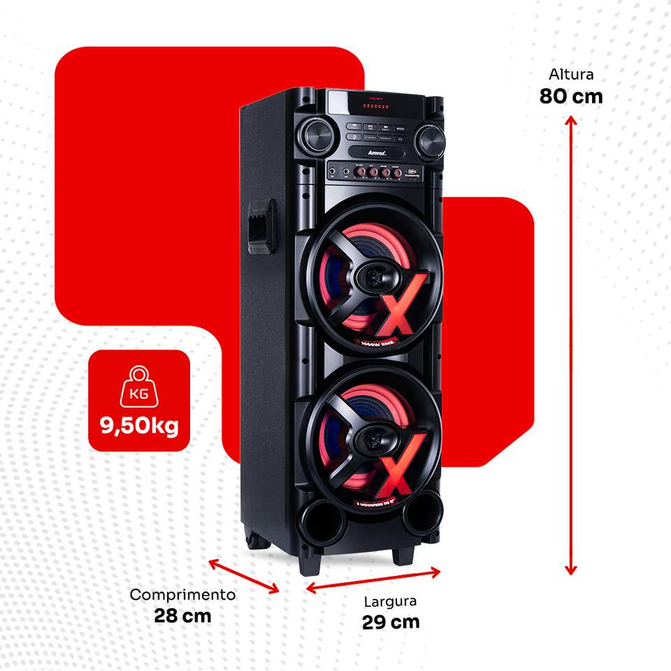 Caixa Amplificada ACA 1000 NewX