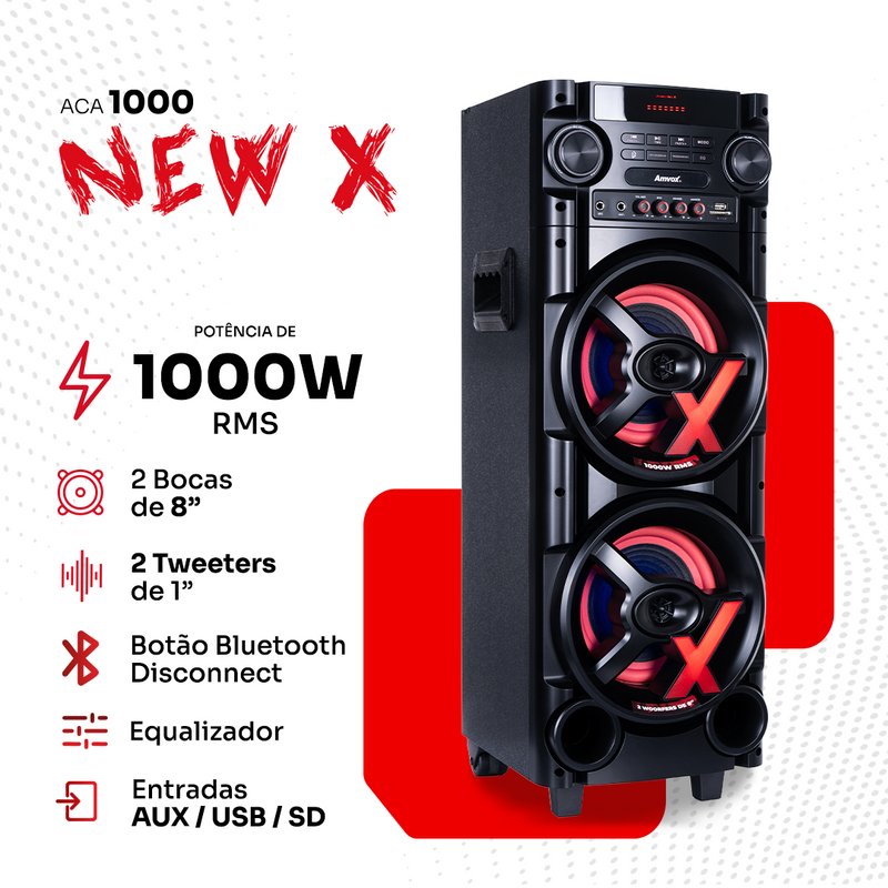 Caixa Amplificada ACA 1000 NewX