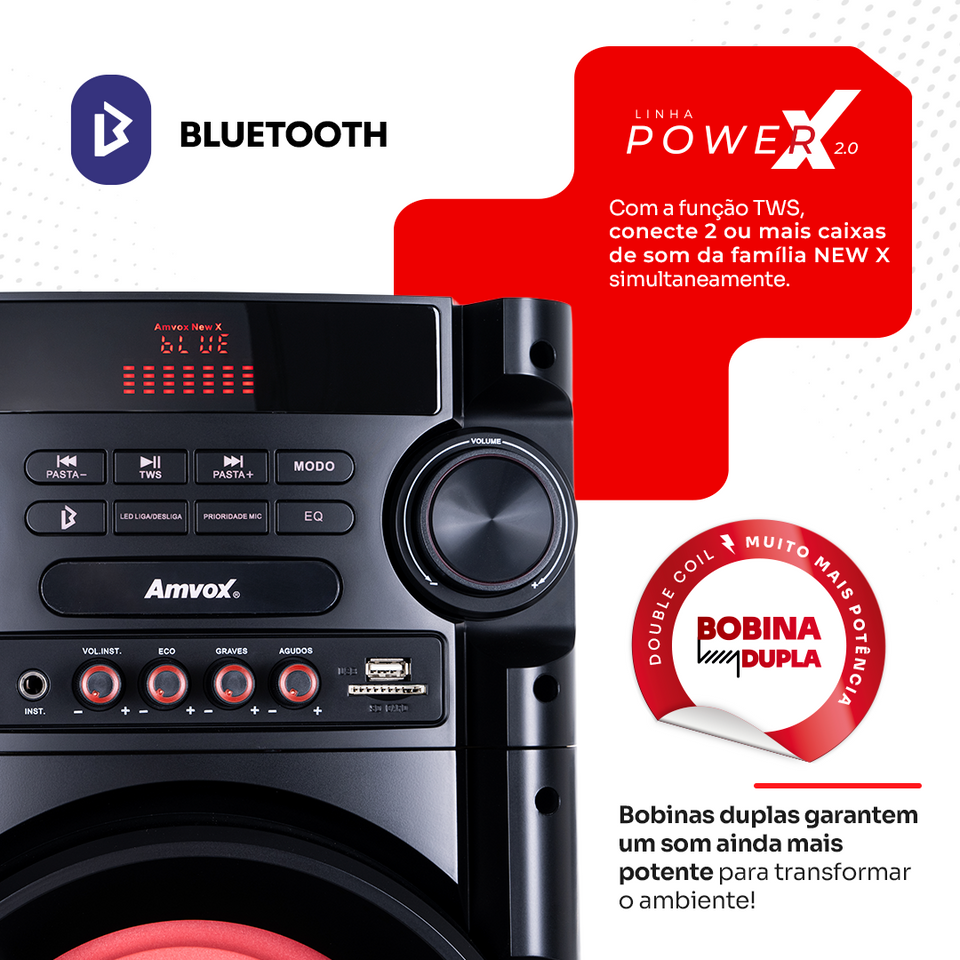 Caixa Amplificada ACA 1000 NewX