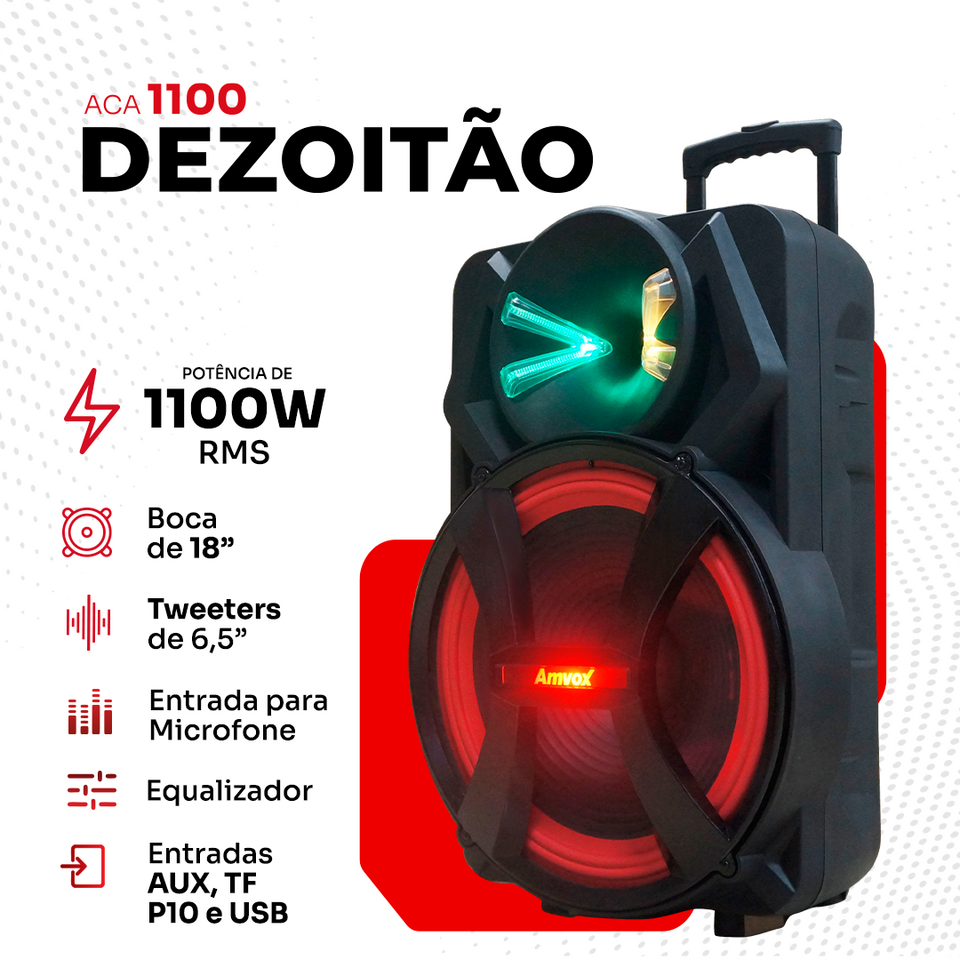 Caixa Amplificada ACA 1100 DEZOITÃO