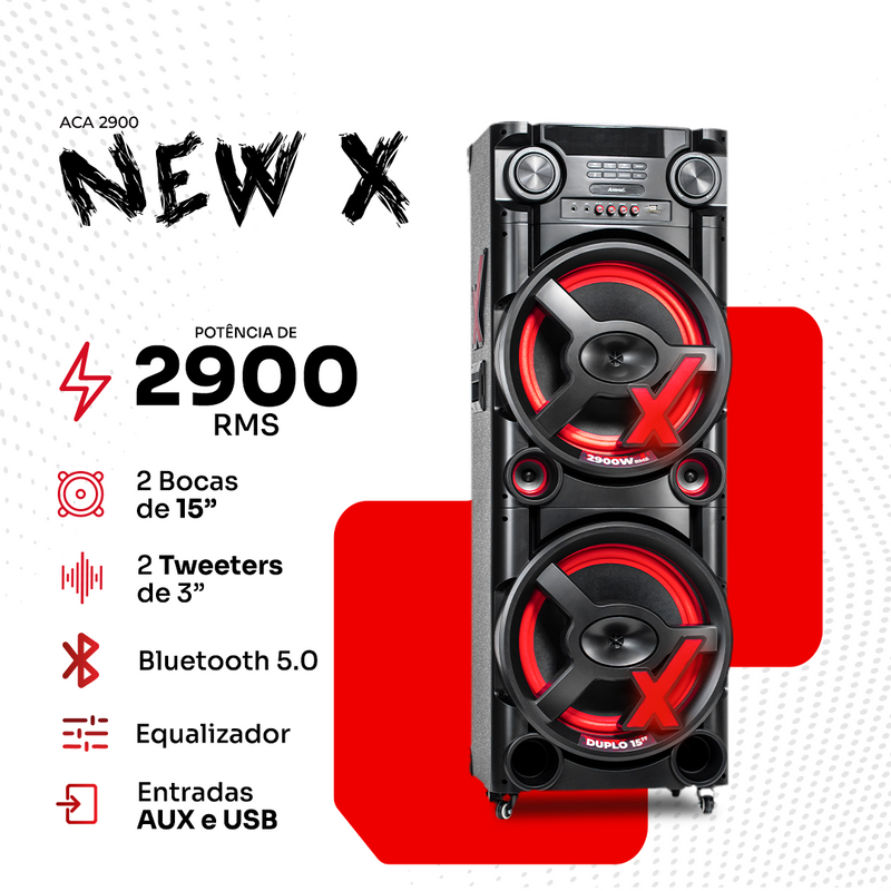 Caixa Amplificada ACA 2900 NewX
