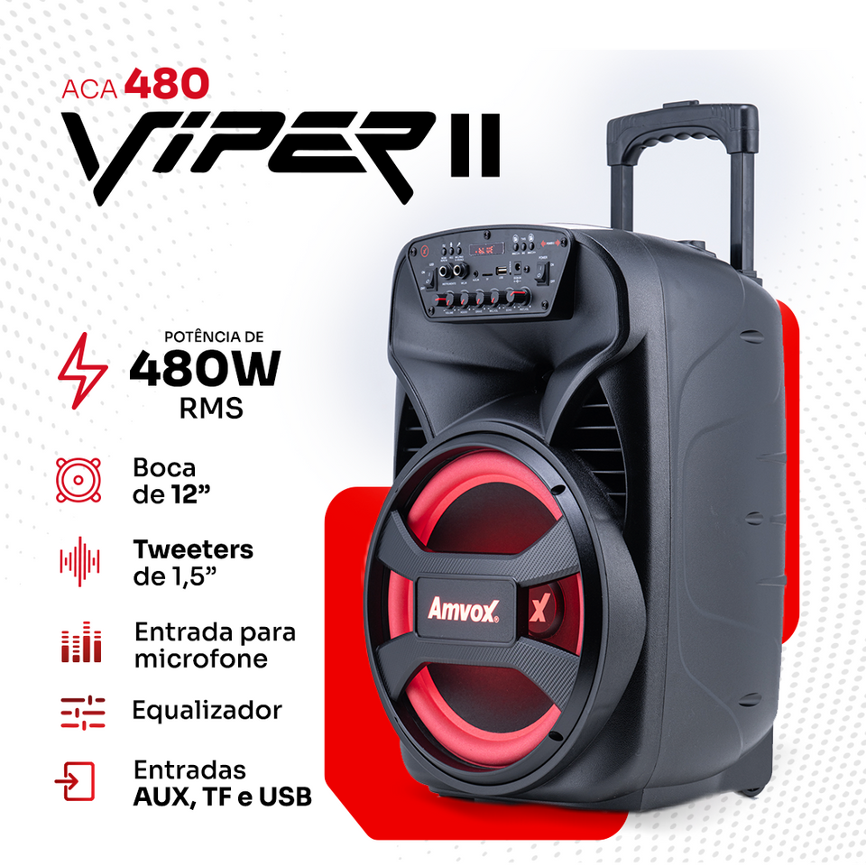 ACA 480 VIPER II Amplified Speaker