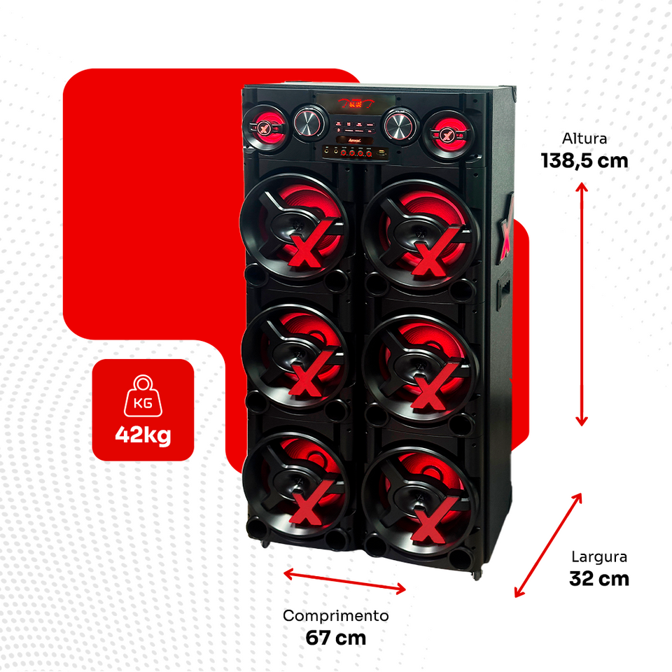 ACA 5500 Paredão NewX 音響塔