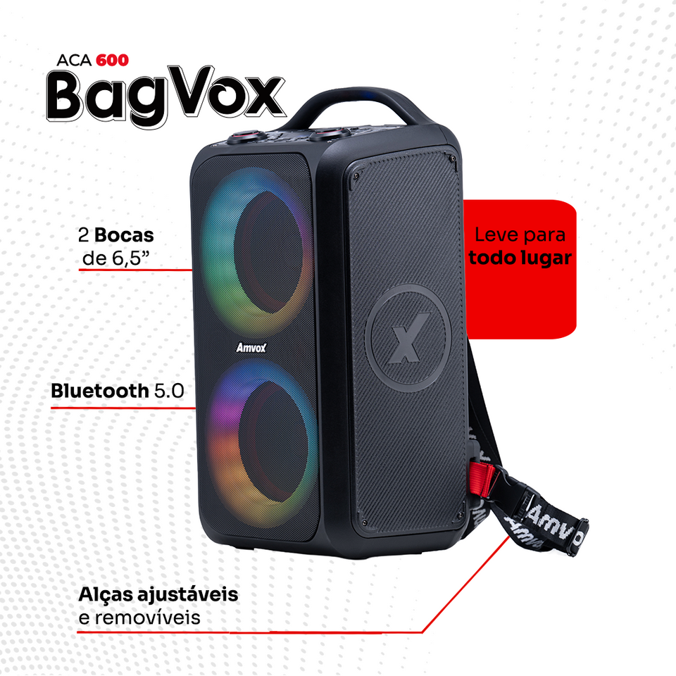 Caixa Amplificada ACA 600 Bagvox