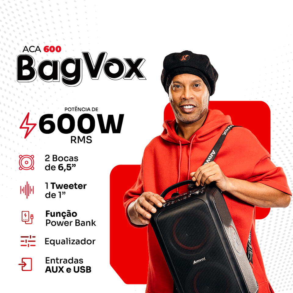 Caixa Amplificada ACA 600 Bagvox