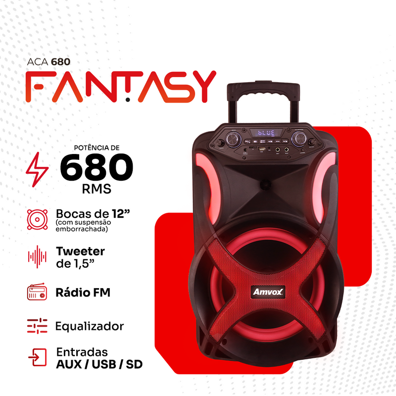 Caixa Amplificada ACA 680 FANTASY
