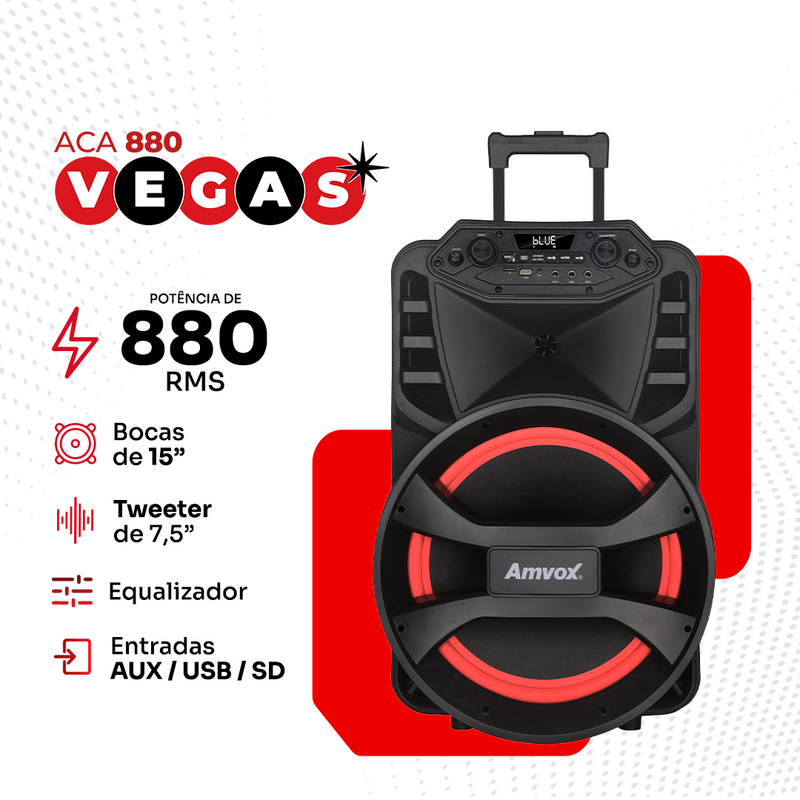 Caixa Amplificada Vegas ACA 880