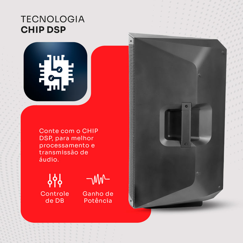 Caixa Amplificada Profissional ACP 15 PRO
