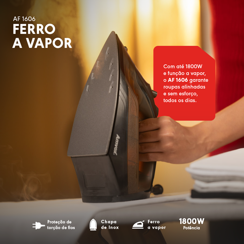 Ferro de Passar a Vapor AF 1606