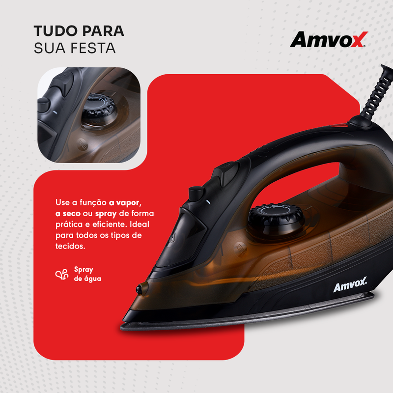 Ferro de Passar a Vapor AF 1606