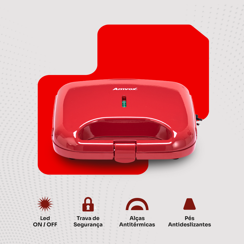 Sanduicheira e Grill AMS 370