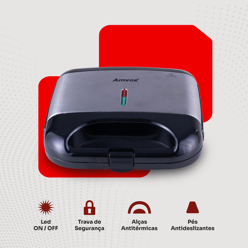 Sanduicheira e Grill AMS 500