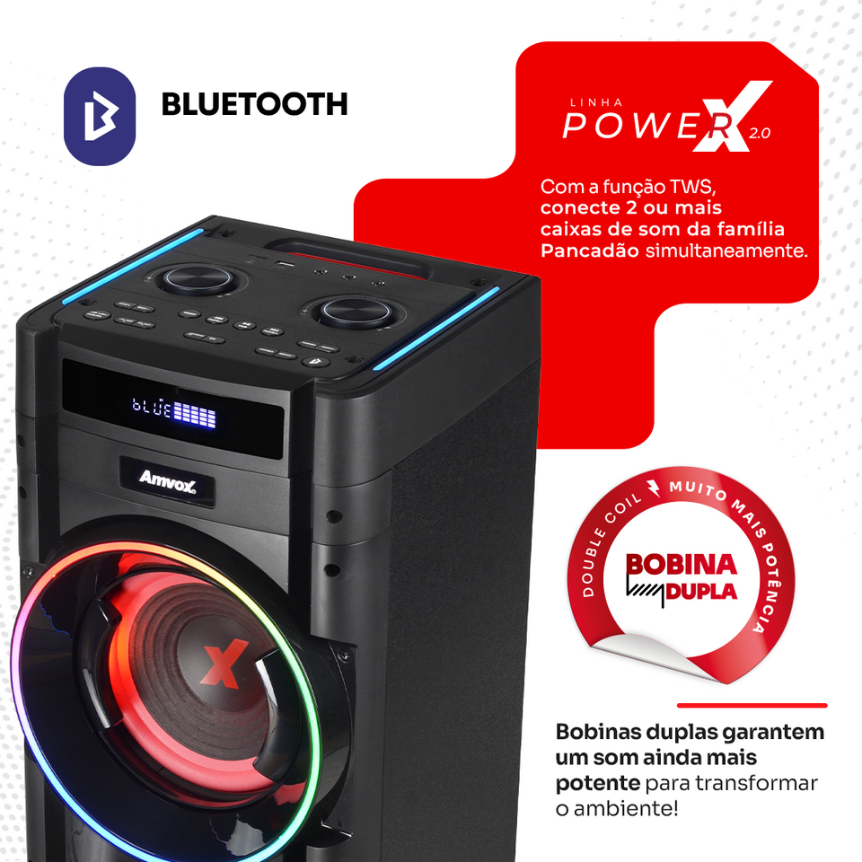 ATX 1600M Pancadão Torre de Som