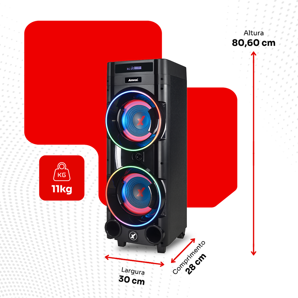 ATX 1600M Pancadão Torre de Som