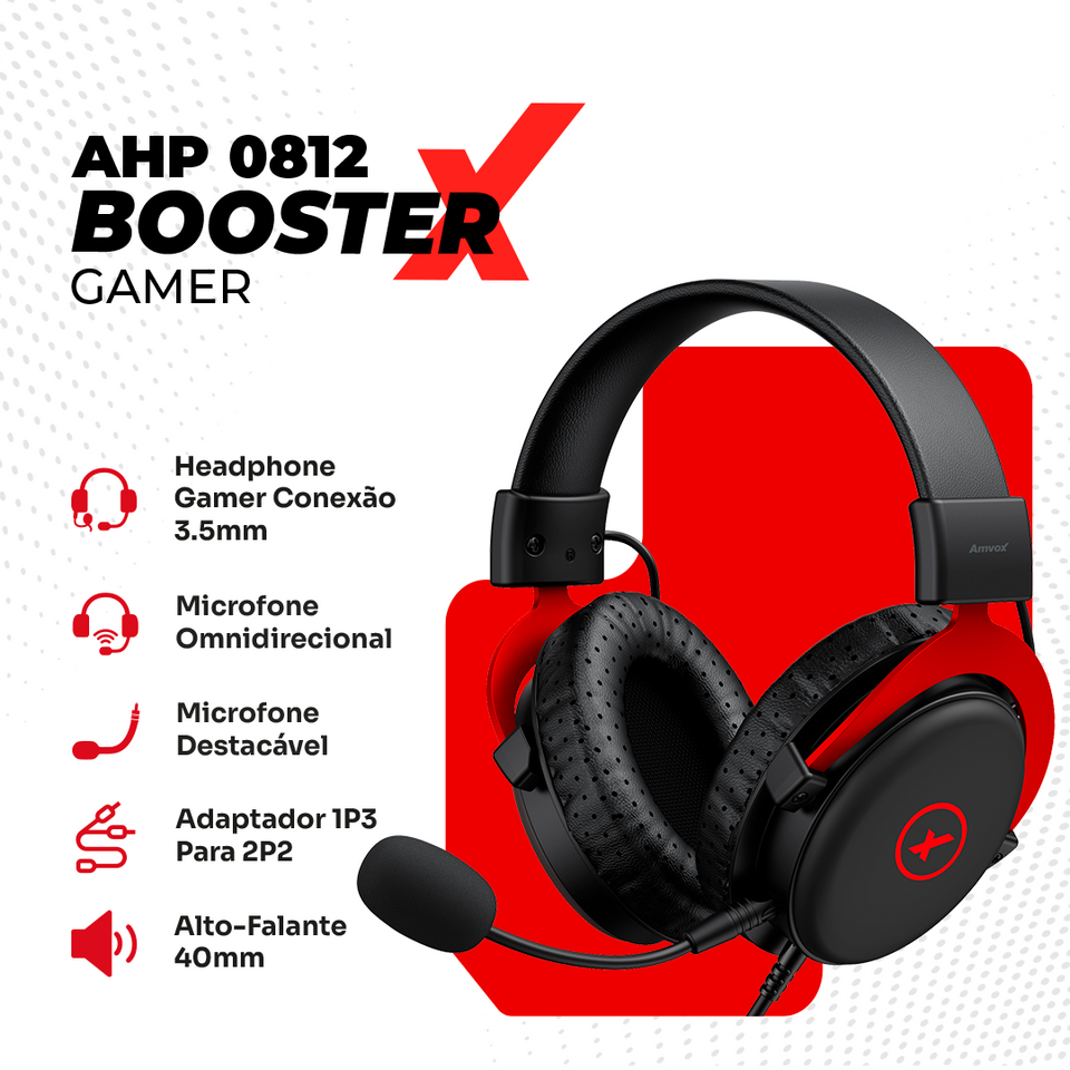 Fone de Ouvido Gamer AHP 0812