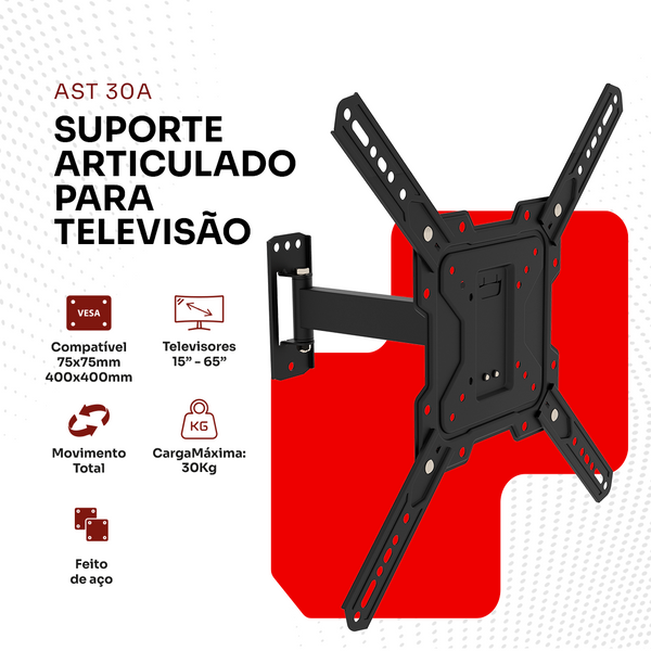 AST 30A Suporte de Televisão