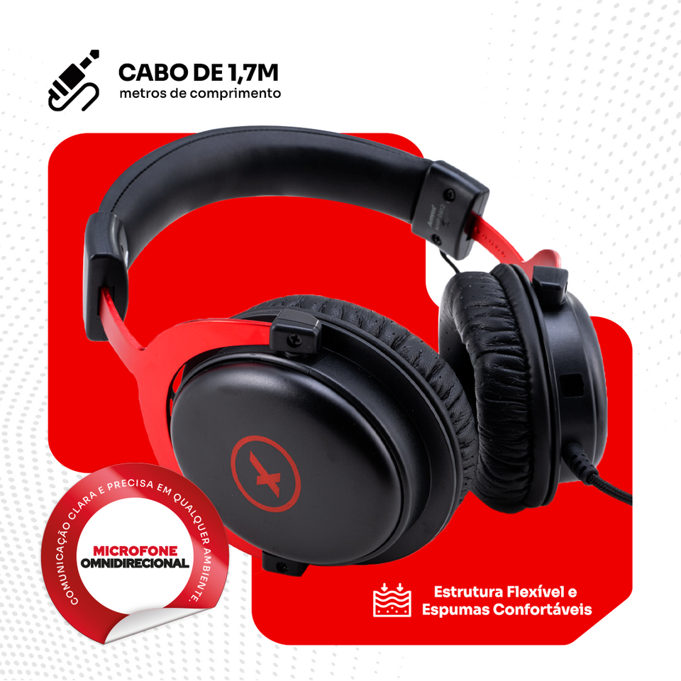 Fone de Ouvido Gamer AHP 0812