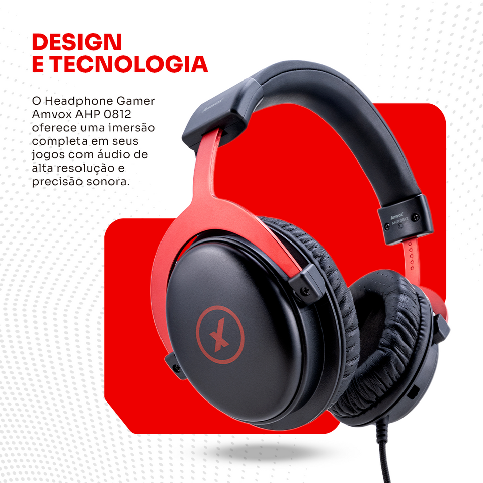 Fone de Ouvido Gamer AHP 0812