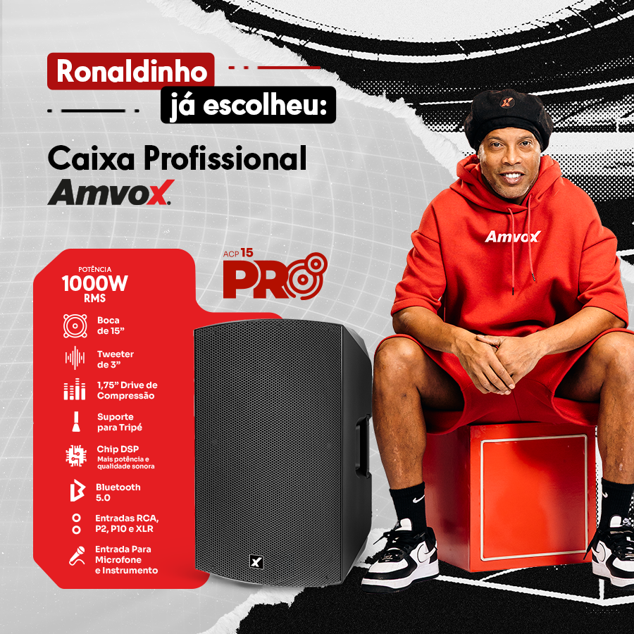 Caixa Amplificada Profissional ACP 15 PRO